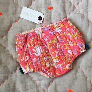Louise Misha baby girl Gruba Coral Flower Bloomers